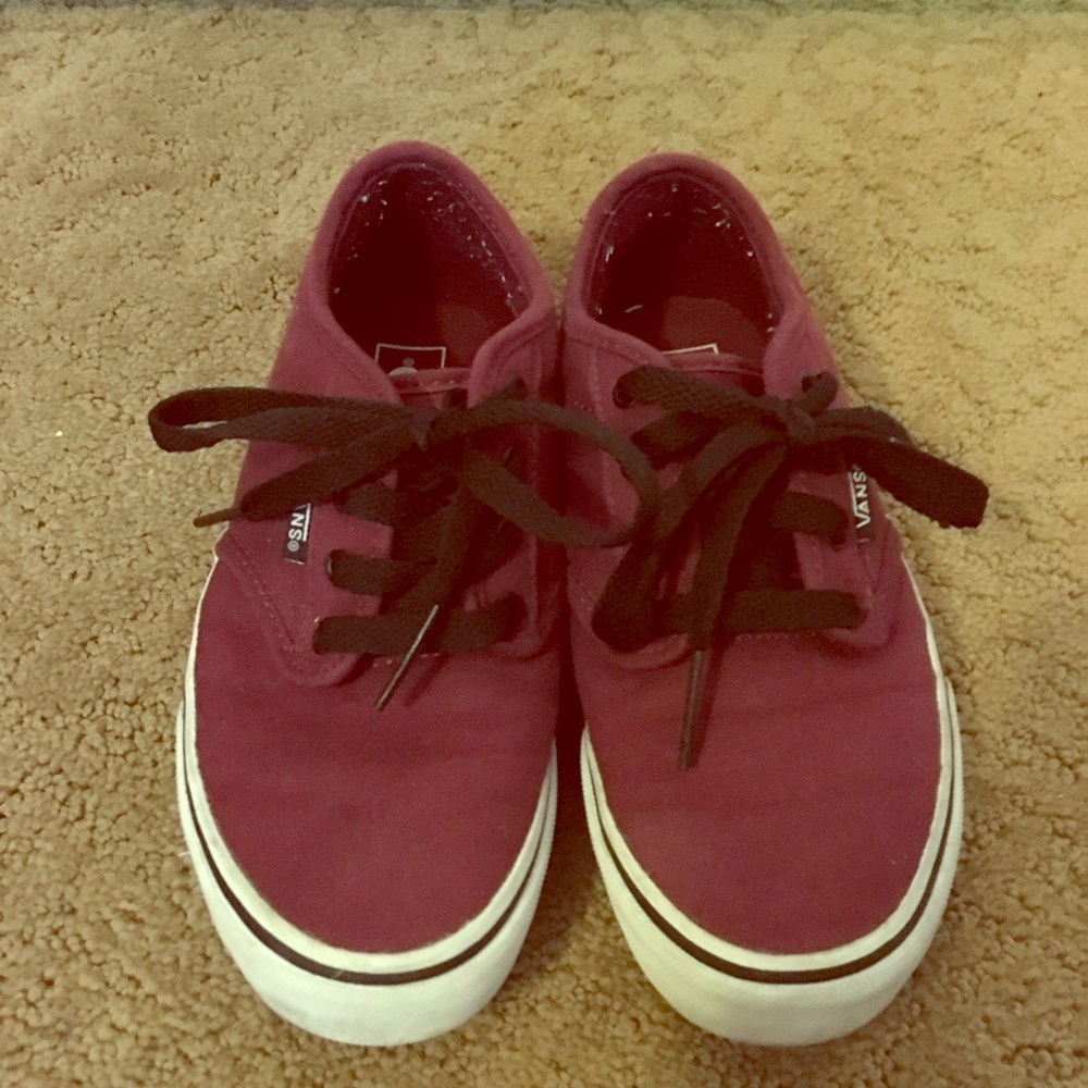 Youth Maroon Vans